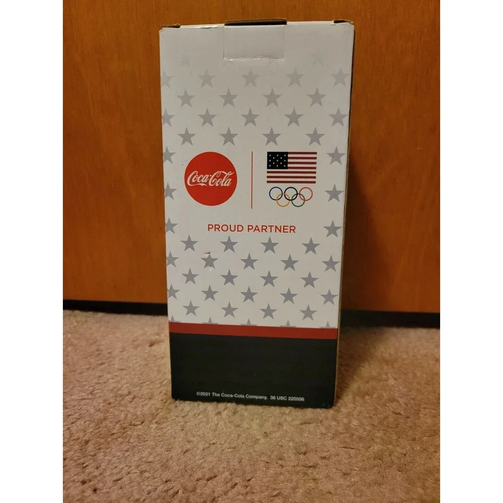 Olympic Swimming Team USA Gold Medalist Amanda Beard Coca Cola One Size NIB